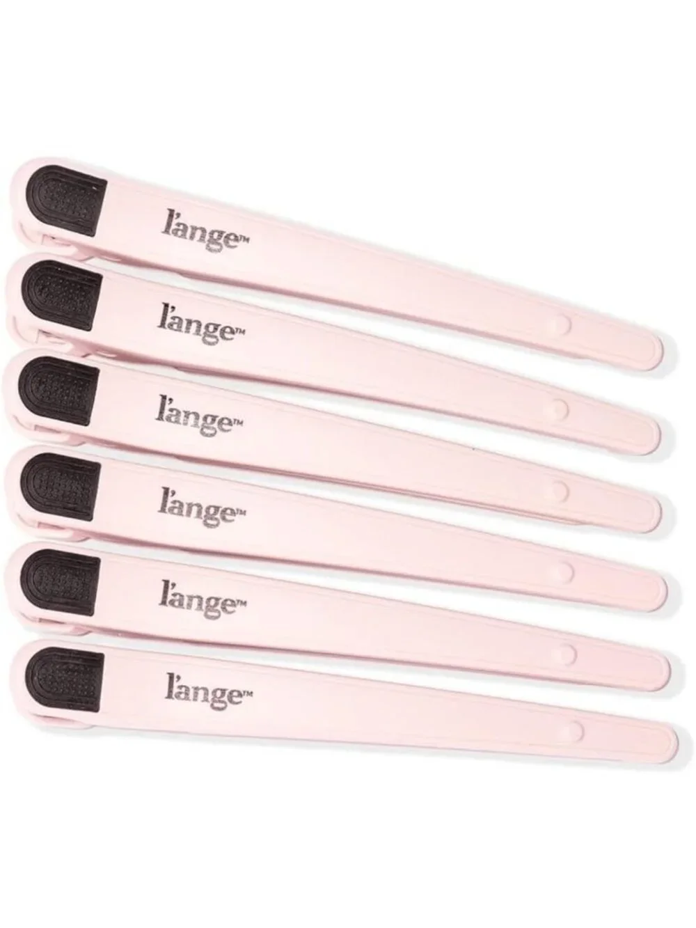 Rubber Sectioning Hair Clips | Narrow-Tipped Design for Easy Parting | 6-Pack